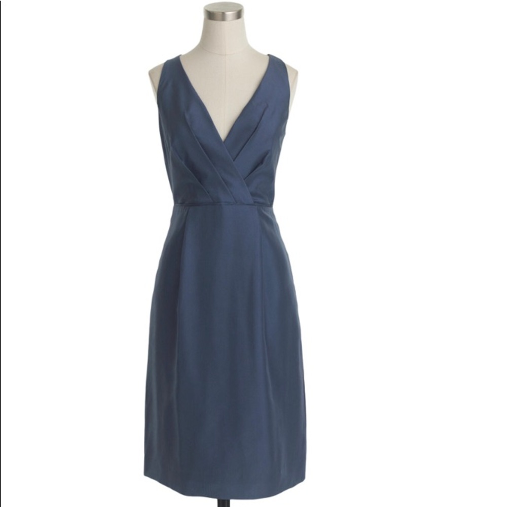 J.Crew Liza Dress in Slub Silk